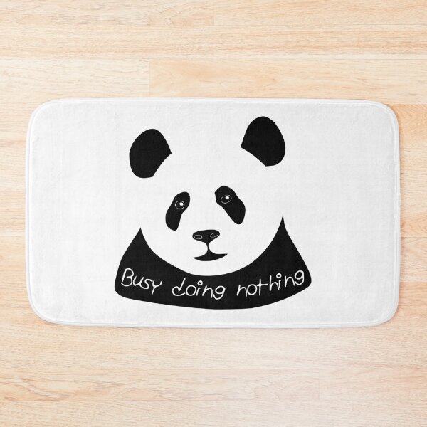 Item preview, busy doing nothing panda designed and sold by Sinovius.
