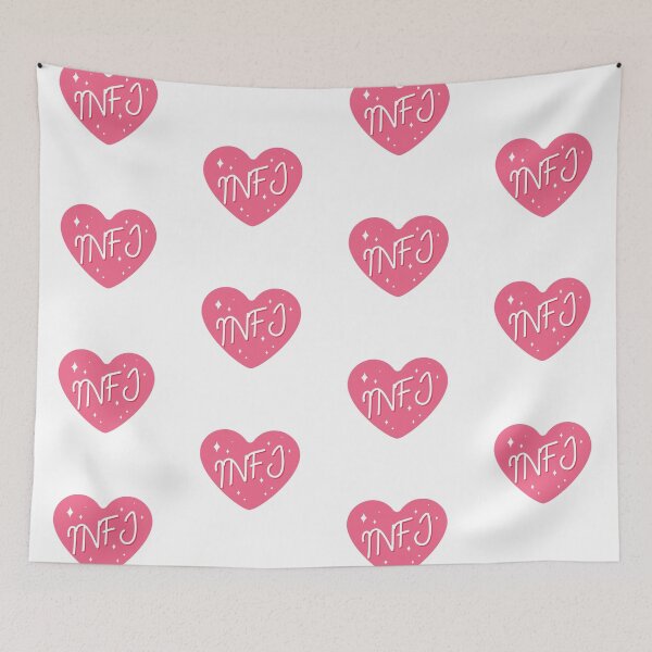 Item preview, INFJ personality typography designed and sold by Morcawork.