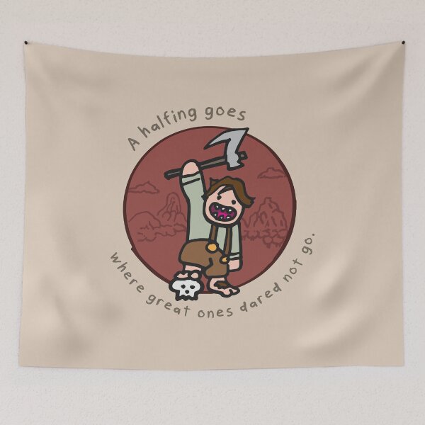 Item preview, Where a Halfling Goes designed and sold by mjlemay.