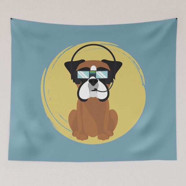Item preview, Gaming Boxer Dog designed and sold by VBeesTees.