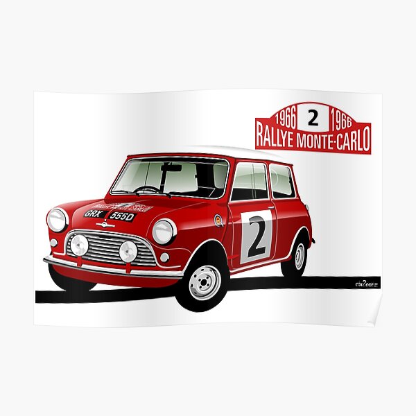 1966 Rallye Monte Carlo Poster