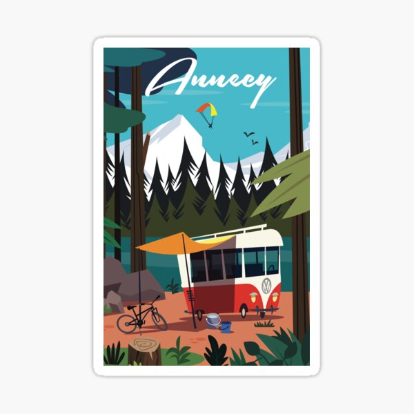 Affiche d'Annecy Sticker