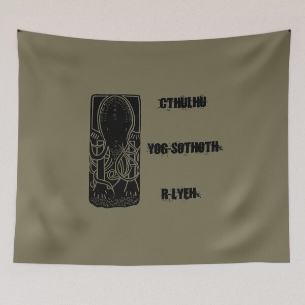 Item preview, Lovecraft Cthulhu T-shirt designed and sold by tomnipresent.
