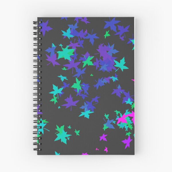 Aperçu de l'œuvre Neon Autumn Leaves créée et vendue par StudioKattix.