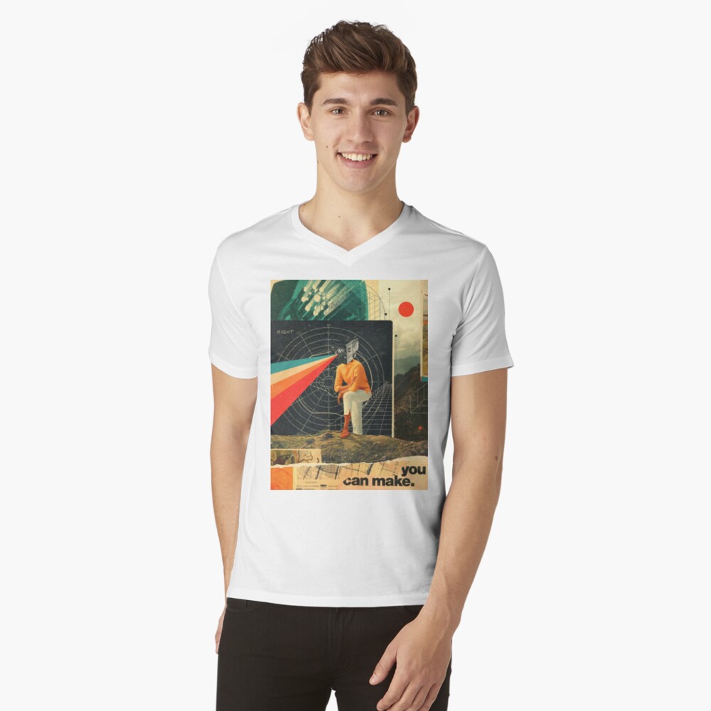Item preview, V-Neck T-Shirt designed and sold by FrankMoth.