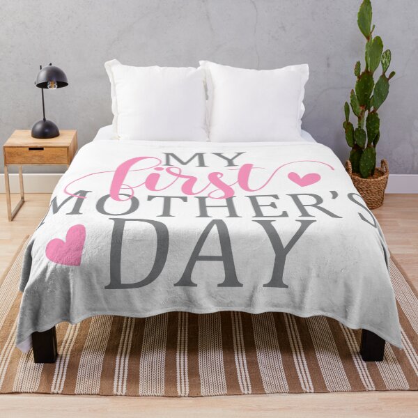 Item preview, Simple and Elegant My First Mother's Day Calligraphy Quote designed and sold by Hommie9977.