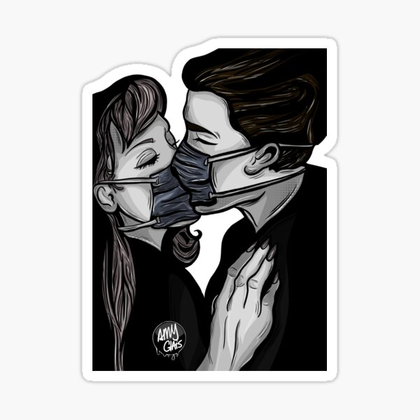 Item preview, Pandemic Kiss designed and sold by AnnyGlais.