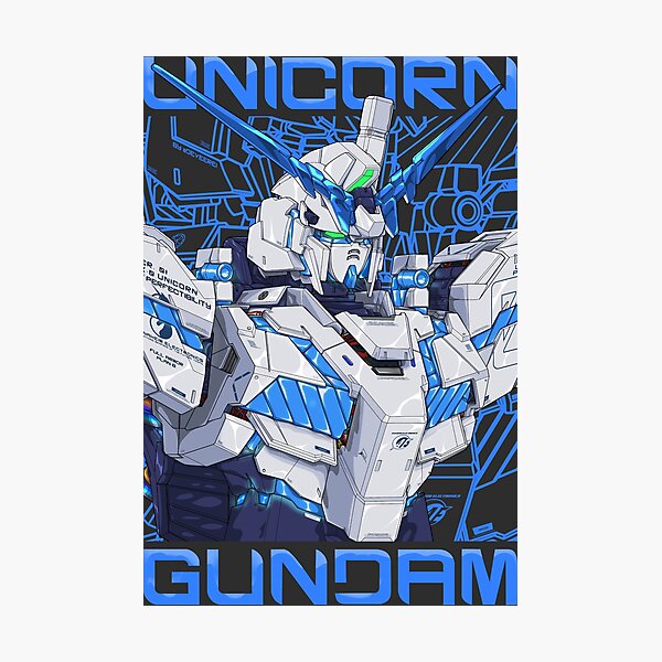 Unicorn Gundam Full Armor Perfectibility Photographic Print