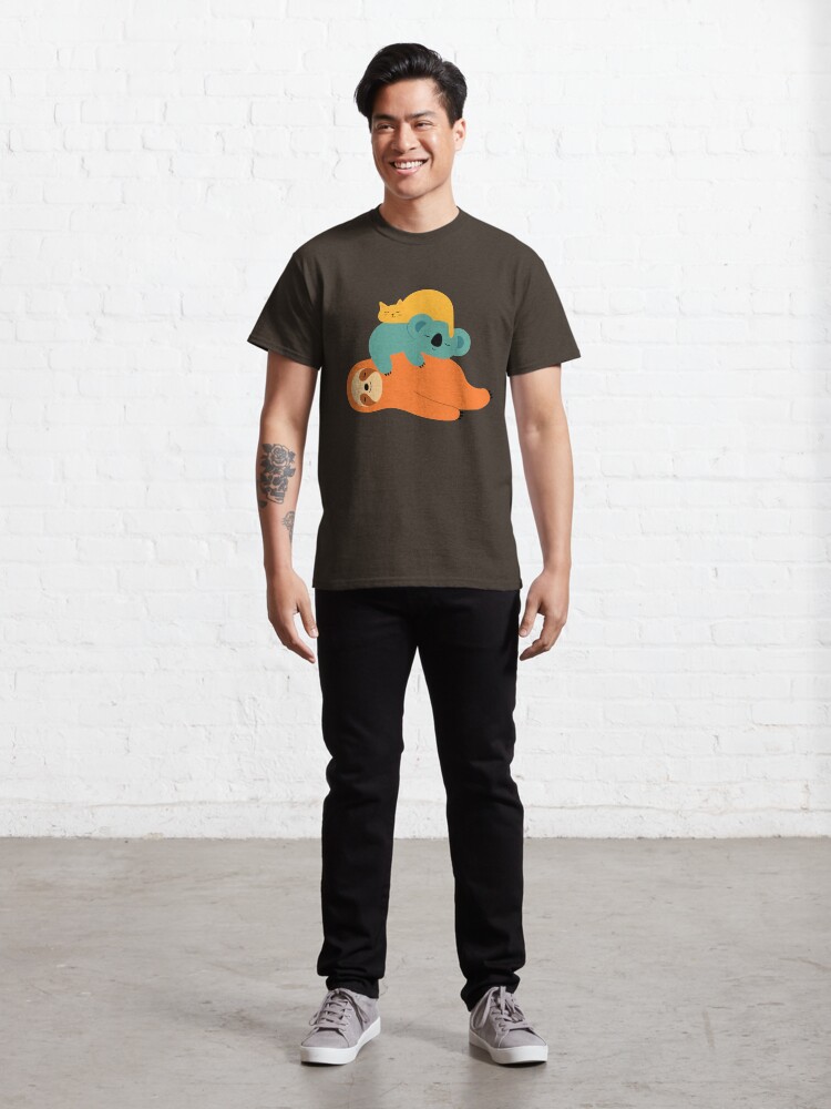 Alternate view of Being Lazy Classic T-Shirt