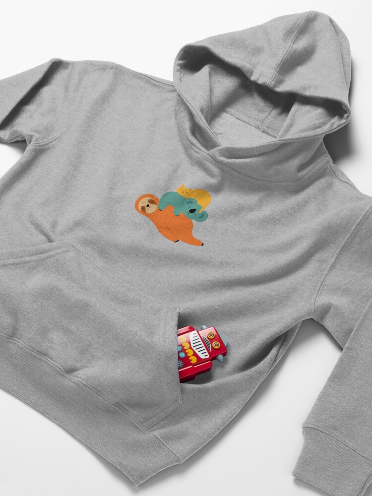 Alternate view of Being Lazy Kids Pullover Hoodie