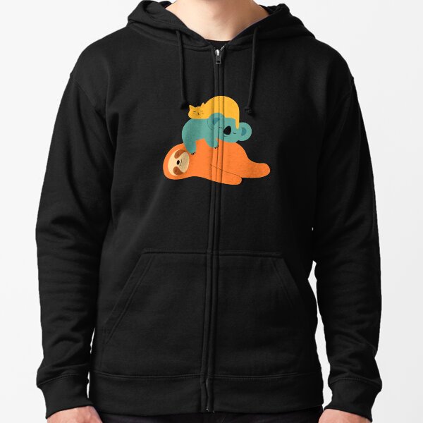 Being Lazy Zipped Hoodie