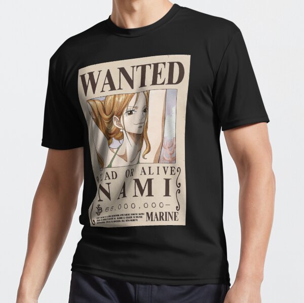 Sanji Wanted Poster Only Alive Active T Shirt By Mangapanels Redbubble