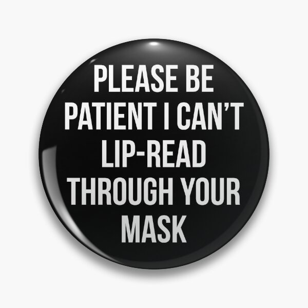 Item preview, Hearing impaired, deaf Lip-reading through mask. designed and sold by Theleochick.