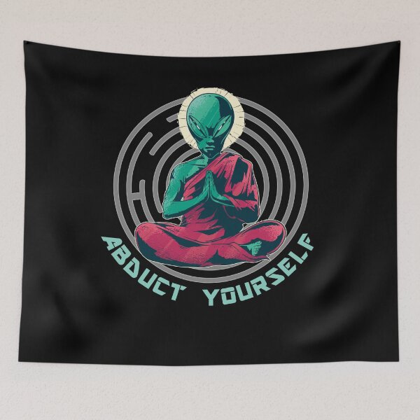 Item preview, Abduct Yourself an Alien Monk with UFO Wisdom designed and sold by Frosty1489.