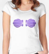 Mermaid seashell Women's Fitted Scoop T-Shirt