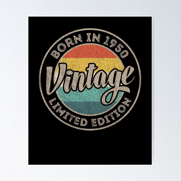 Item preview, Vintage 1950 Born Birthday Gift BDay designed and sold by PandaPope.