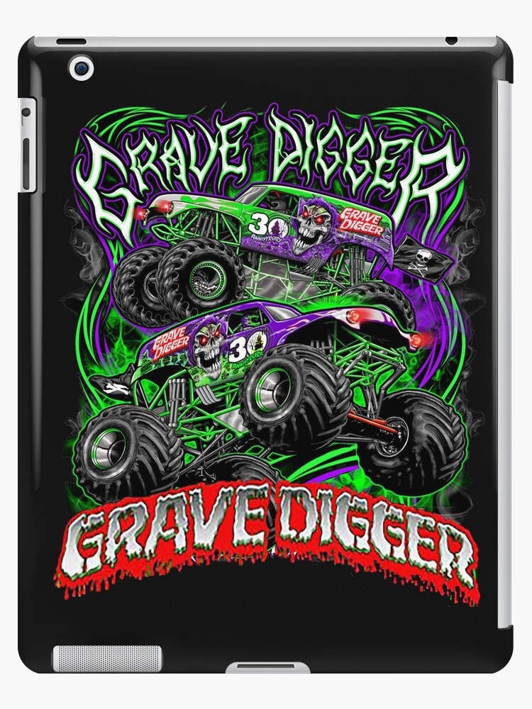 monster jam grave digger monster truck Art Fans" iPad Case Skin for Sale by ELhadif | Redbubble