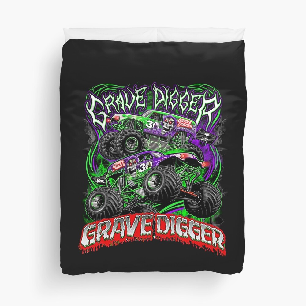 Discover Monster jam grave digger monster truck Art Fans Duvet Cover