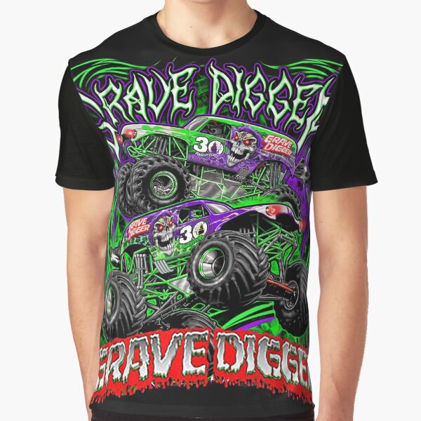monster jam grave digger monster truck Art Fans Graphic T-Shirt