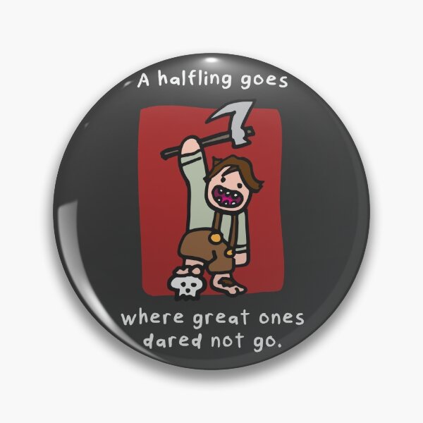 Item preview, Where a Halfling Goes (Black) designed and sold by mjlemay.
