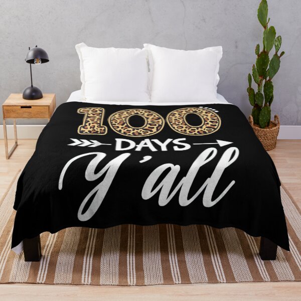 Artikelvorschau, 100 Tage Y'all Lehrer oder Schüler 100. Schultag Geschenk T-Shirt entworfen und verkauft von Trendy Shirt.