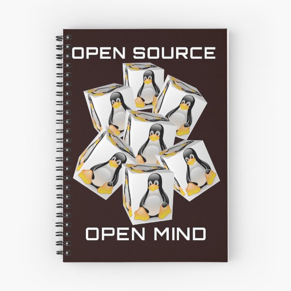 Item preview, Open Source Open Mind, Tux designed and sold by Brad Chambers.