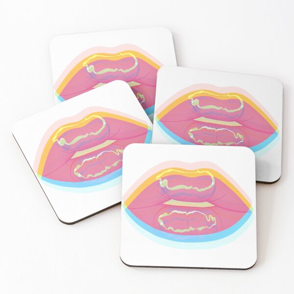 Item preview, Lips pink lips 3d lips anaglyph designed and sold by Nina Lybimova.