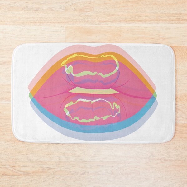 Item preview, Lips pink lips 3d lips anaglyph designed and sold by Nina Lybimova.