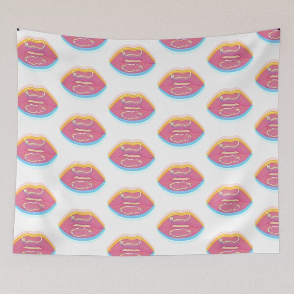 Item preview, Lips pink lips 3d lips anaglyph designed and sold by Nina Lybimova.