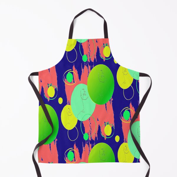 Item preview, Abstract Faces Colorful Circles abstract art design, linear design, nr 3,  Pscychedelic, Arte Abstraco designed and sold by Adri Barnard.