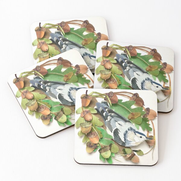 Item preview, Acorn Nuthatch designed and sold by SarahSnippets.