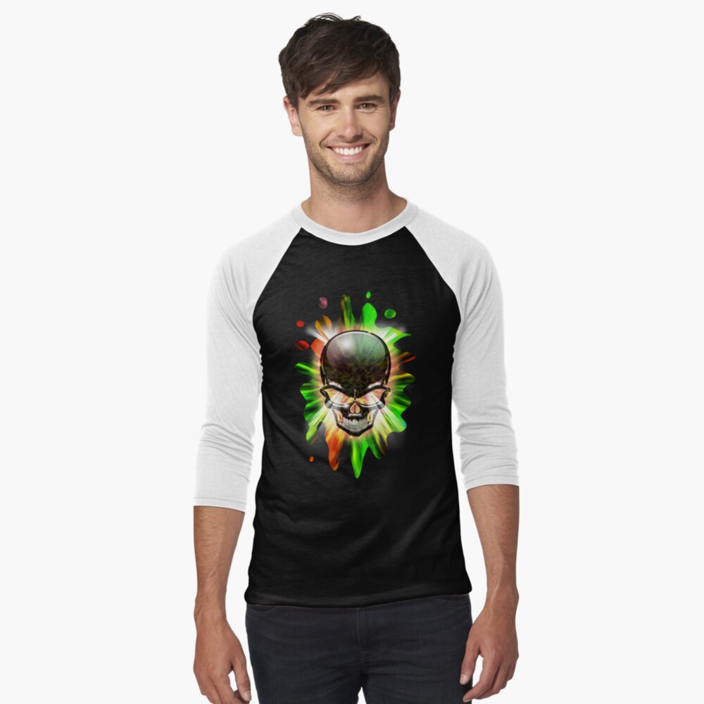Item preview, Baseball ¾ Sleeve T-Shirt designed and sold by BluedarkArt.