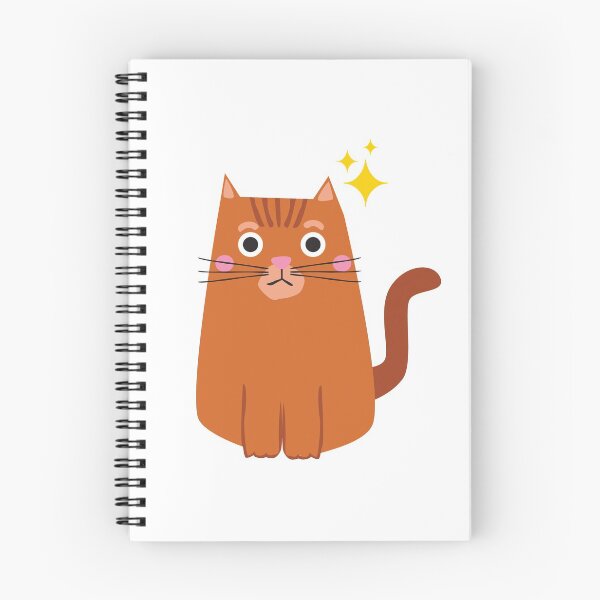 Artikelvorschau, Nette braune und rosa Katze mit Sternen und Pfoten entworfen und verkauft von TheCosmosStore.