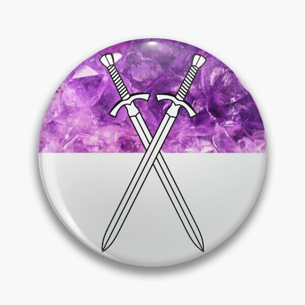 Item preview, Crossed crystal swords designed and sold by thatsit-itslit.