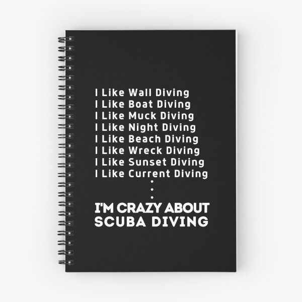 Item preview, I'm Crazy About Scuba Diving designed and sold by StudioAquaLumos.
