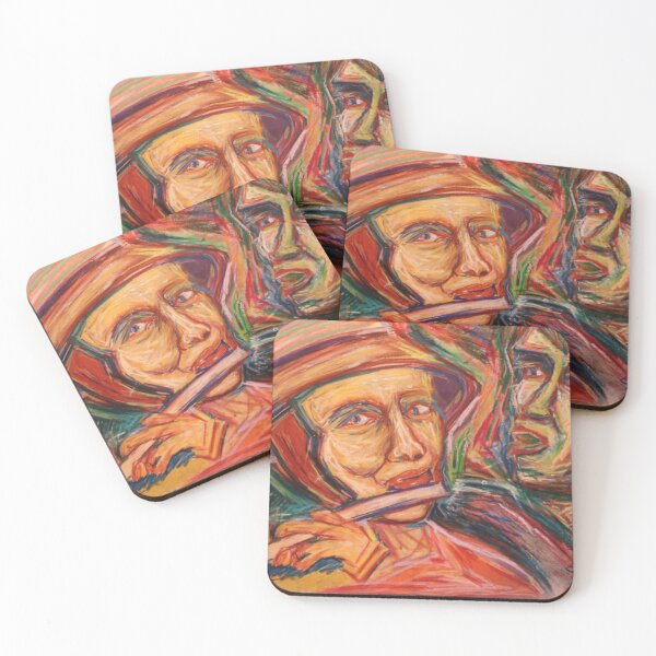 Item preview, Flute player abstract designed and sold by paintinkpenguin.