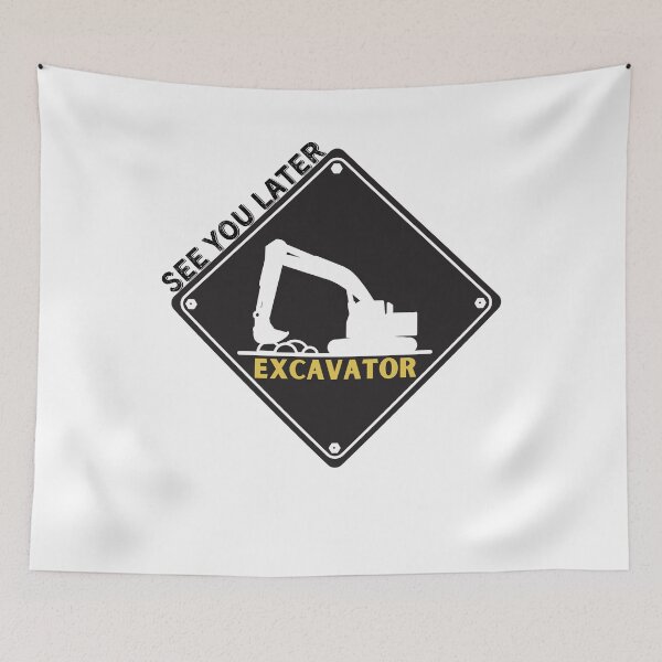 Item preview, See You Later Excavator , Funny t-shirt For Excavator Drivers And Crane Operator, Cute Excator Gift Idea For Boys designed and sold by PIXEcompany.
