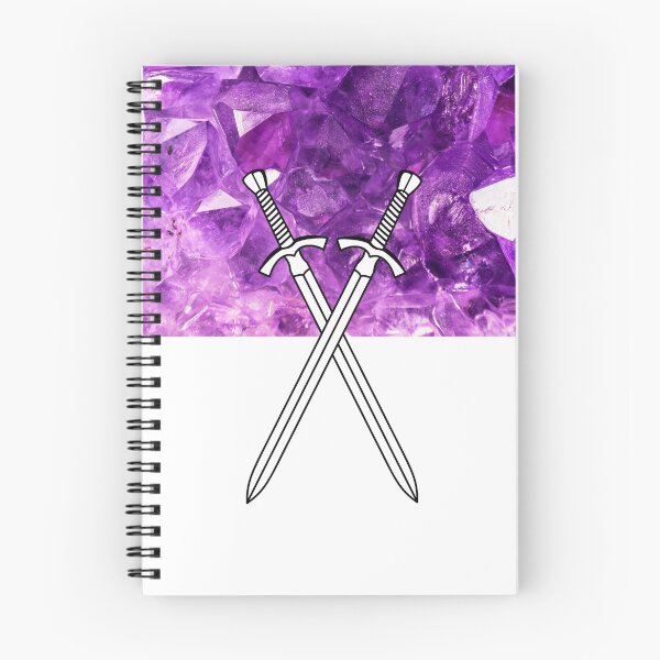 Item preview, Crossed crystal swords designed and sold by thatsit-itslit.