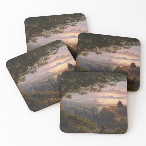 Item preview, Landscape with Pilgrim (1813) - Karl Friedrich Schinkel designed and sold by SALON DES ARTS.