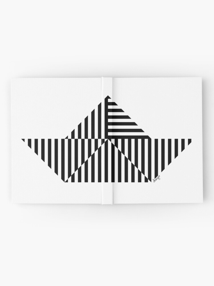 Alternate view of Paper Boat design Hardcover Journal