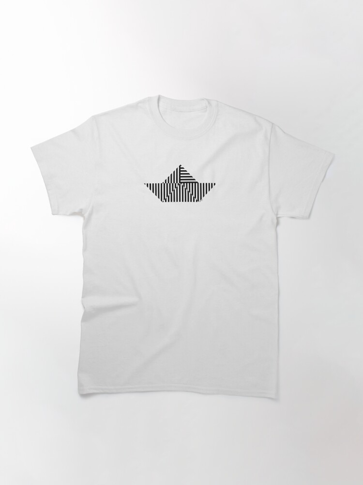Alternate view of Paper Boat design Classic T-Shirt