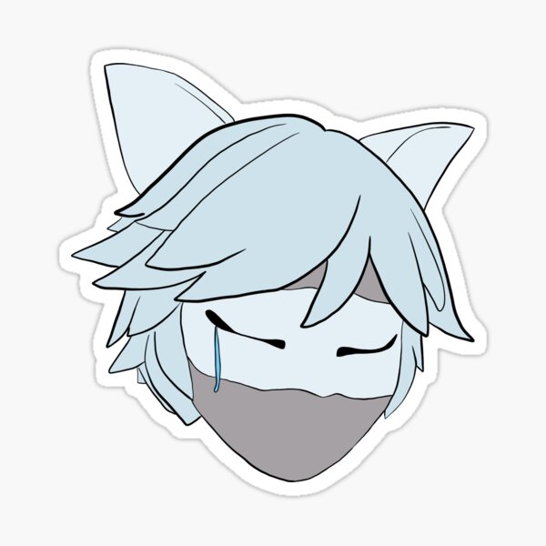 Chat Blanc Stickers Redbubble