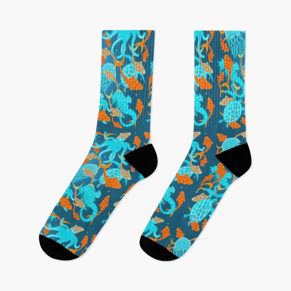 Item preview, Under the ocean with sea creatures designed and sold by designInk.