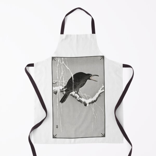 Artikelvorschau, Antiker japanischer Druck: Krähe im Schnee entworfen und verkauft von artistoutfitter.