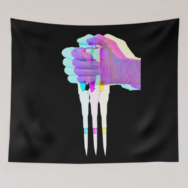 Item preview, COLORFUL ABSTRACT PIPETTE MEDICAL LABORATORY SCIENTIST designed and sold by Hippiesole.
