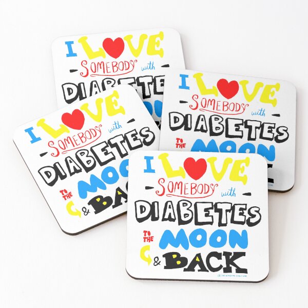 Item preview, I love somebody with Diabetes to the Moon & Back designed and sold by thediabeticsurvivor.