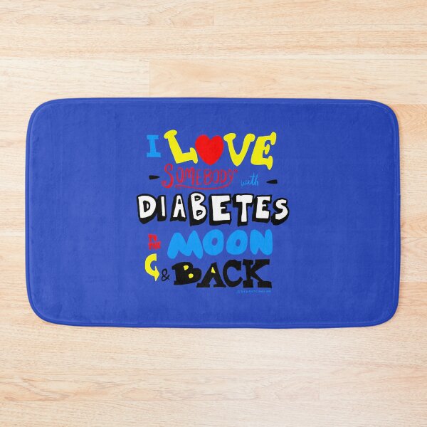 Item preview, I love somebody with Diabetes to the Moon & Back designed and sold by thediabeticsurvivor.