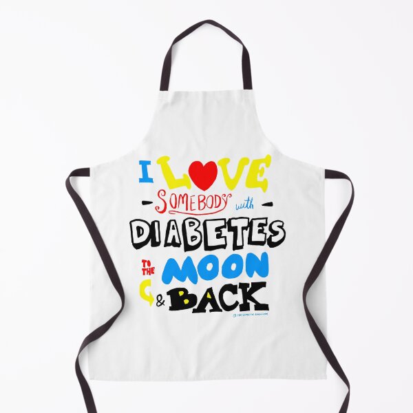 Item preview, I love somebody with Diabetes to the Moon & Back designed and sold by thediabeticsurvivor.