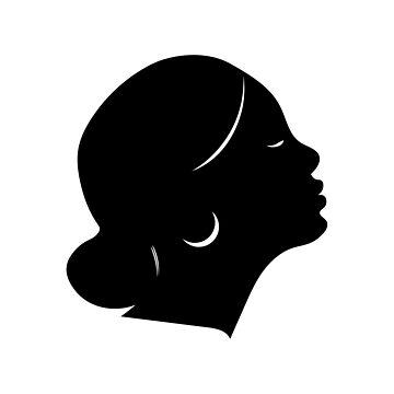 Aperçu de l'œuvre Silhouette féminine noire de Eshka