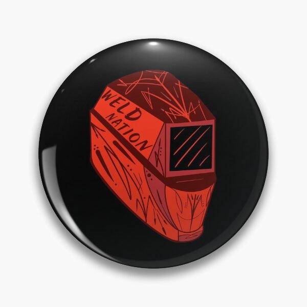 Item preview, Weld Nation Pinstripe Welding Helmet designed and sold by l-n-designs.